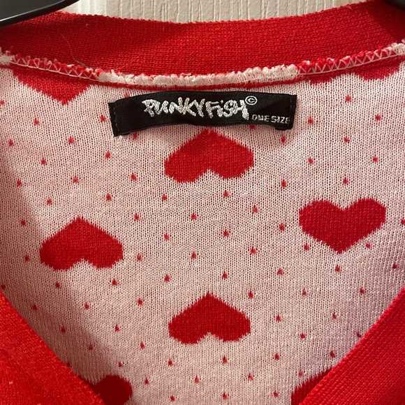 Y2K Punkyfish cardigan - UK brand, OS - Be My Valentine! - Picture 2 of 7